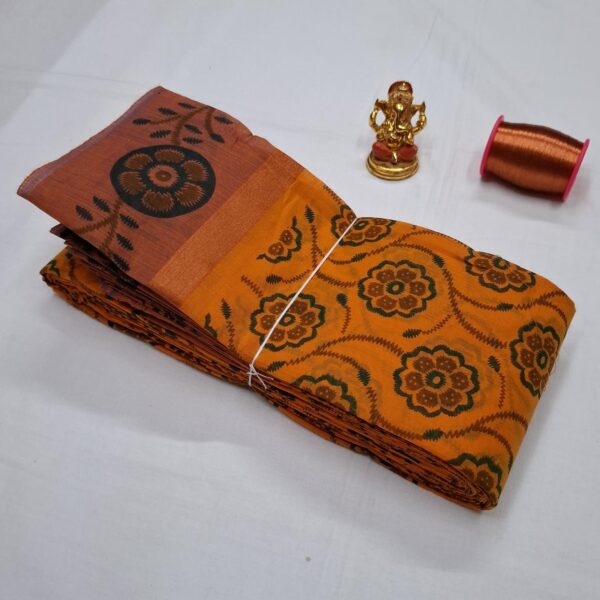 FULLY PRINTED COTTON SAREE_HT