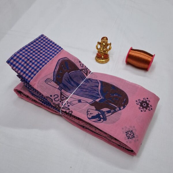 FULLY PRINTED COTTON SAREE_HT