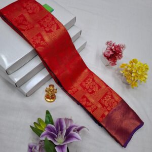 Red Kanjivaram Saree_HT