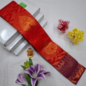 Red Kanjivaram Saree_HT