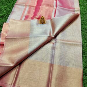 PINK TISSUE SILK SAREE