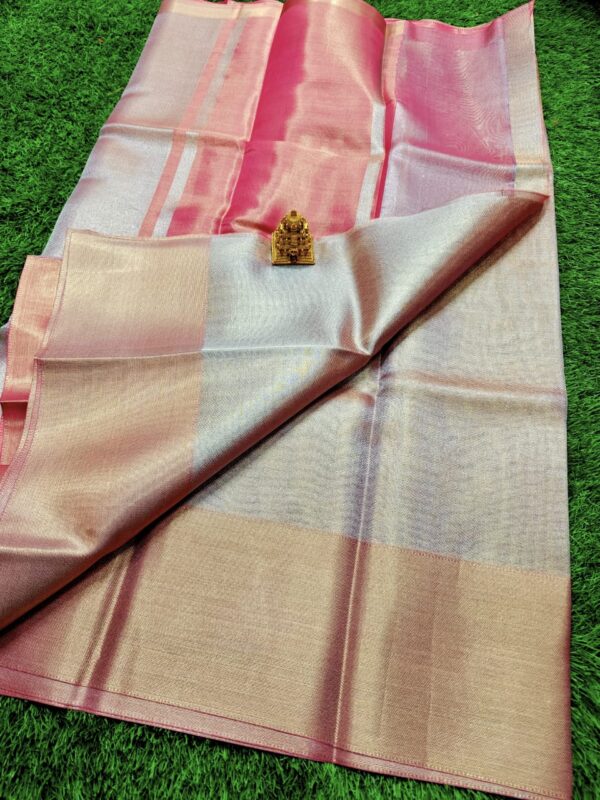 PINK TISSUE SILK SAREE