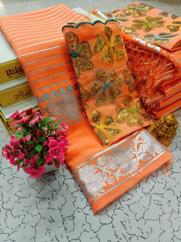 GEOGETTE FANCY SAREES