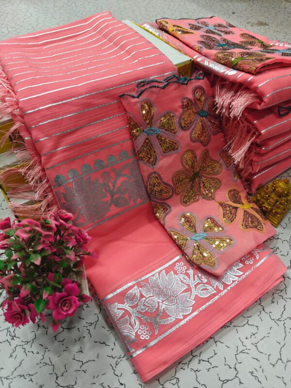 GEOGETTE FANCY SAREES